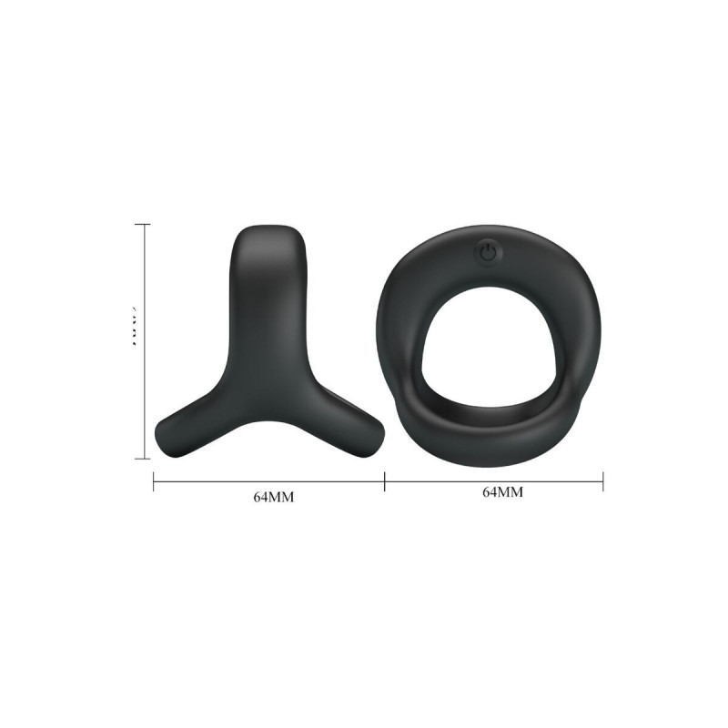 Pretty Love - Elliott Anillo Vibrador Negro | Vybes.it