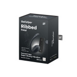 Satisfyer - Ribbed Petal Estimulador Punto G Control Remoto Negro