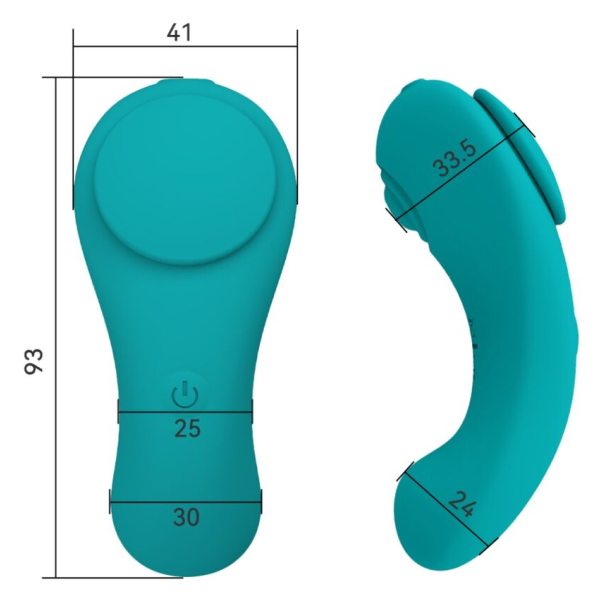 ARMONY - PLEASURE PANTY VIBRADOR CONTROL REMOTO 3 VELOCIDADES VERDE