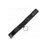 KINK - NECKLACE 65 CM WITH LEASH WITH SILVER STUDS MODEL 2 ADJUSTABLE…