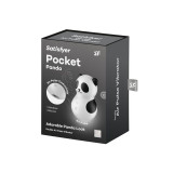 Satisfyer - Pocket Panda Estimulador & Vibrador Blanco Y Negro |