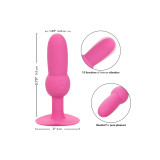 Calexotics - First Time Sonde Anal Plug Perlée 10 Vibrations Rose |