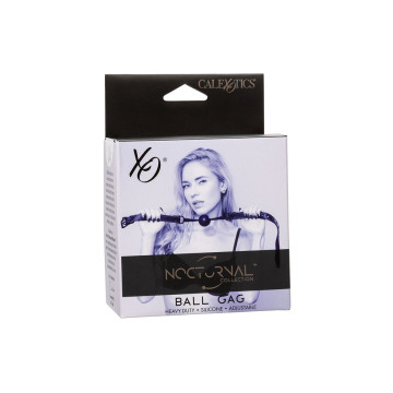 CALEXOTICS - NOCTURNAL BALL GAG SILIKON SCHWARZ - Kiefer