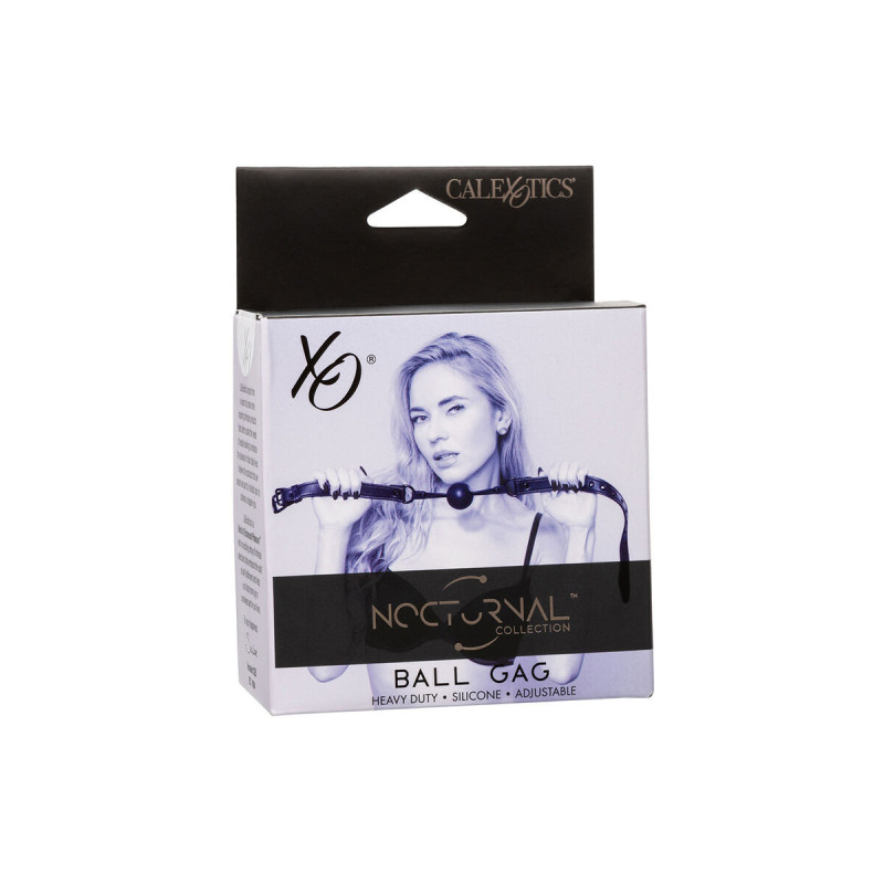 CALEXOTICS - NOCTURNAL BALL GAG SILICONE BLACK - Gags | Vybes.it