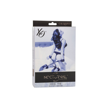 Calexotics - Nocturnal Conector Hog Tie Cuero Ajustable Negro |