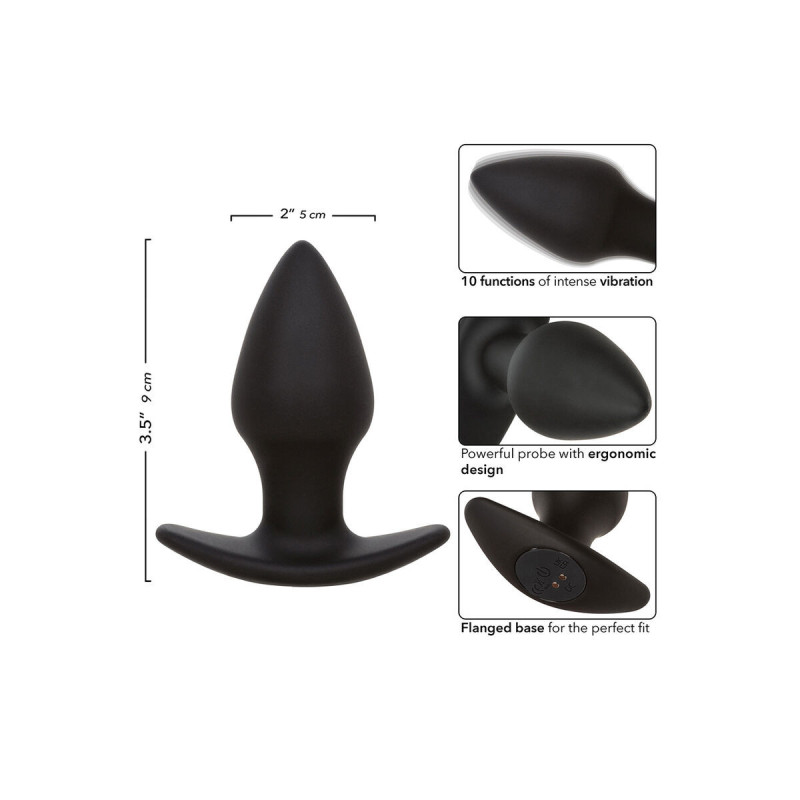 Calexotics - Rock Bottom Perfect Plug Anal 10 Vibraciones Silicona
