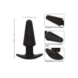 Calexotics - Rock Bottom Plug Anal Cónico 10 Vibraciones Silicona
