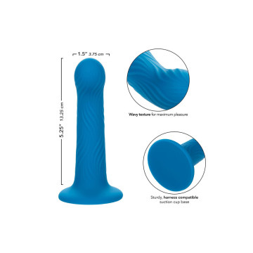 Calexotics - Wave Rider Ripple Plug Anal Azul | Vybes.it