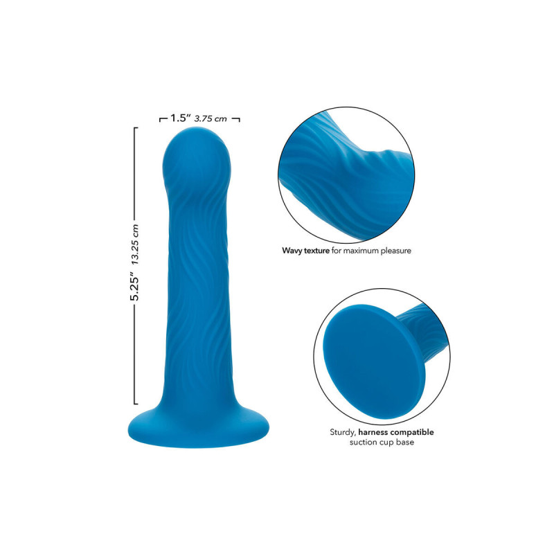 Calexotics - Wave Rider Ripple Plug Anal Azul | Vybes.it