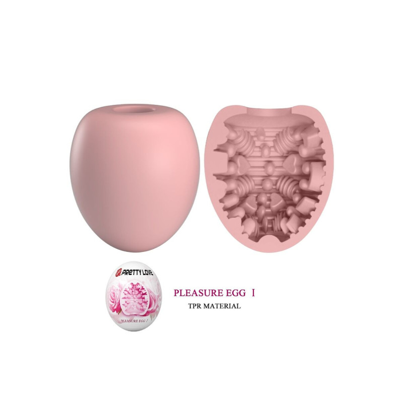 Pretty Love - Männlicher Masturbator Ei Rosa | Vybes.it