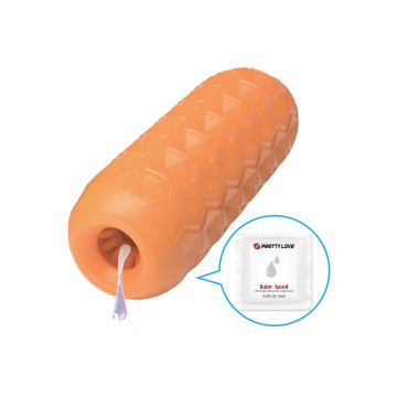 Pretty Love - Twin Balls Männlicher Masturbator Orange | Vybes.it