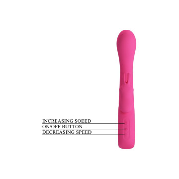 Pretty Love - Novak Vibrador Rabbit 12 Vibraciones Rosa | Vybes.it