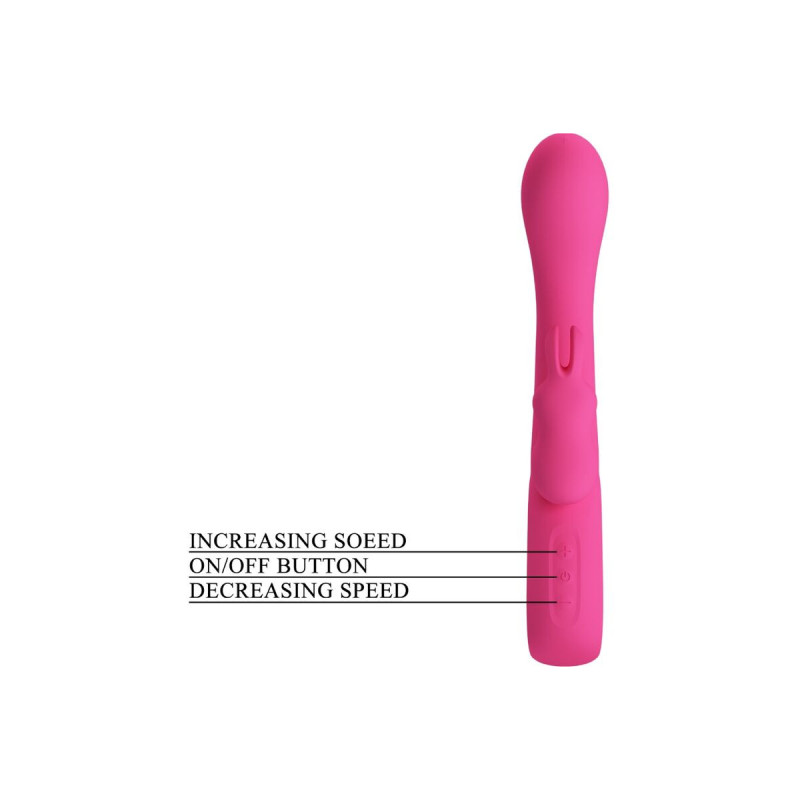 Pretty Love - Novak Vibrador Rabbit 12 Vibraciones Rosa | Vybes.it