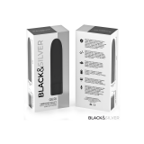 Black & Silver - Geri Usb Rechargeable Vibrating Bullet 8