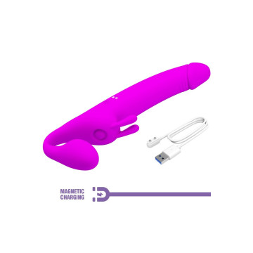 Pretty Love - Zanini Dildo Strap - On Sin Arnés 10 Vibraciones