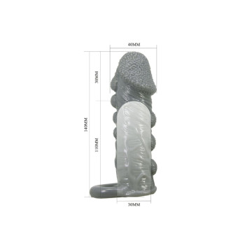 Pretty Love - Funda Realística Alargadora Y Retardante Para Pene
