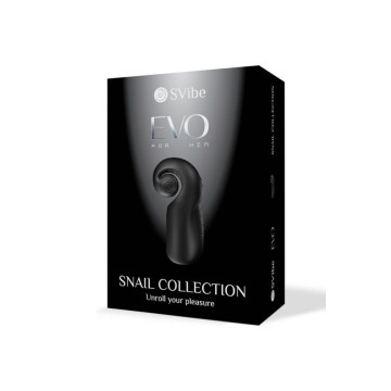 Snail Vibe - Evo For Him Masturbador Masculino Slide Nroll Negro |