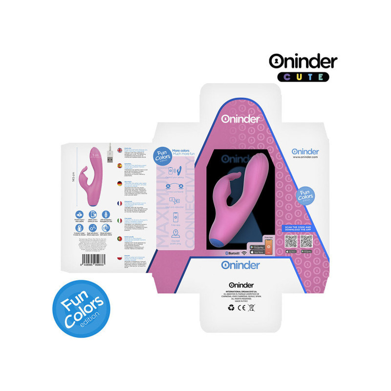 Oninder Cute - Love Bunny Vibrador Punto G Y Clitoris - App Mundial