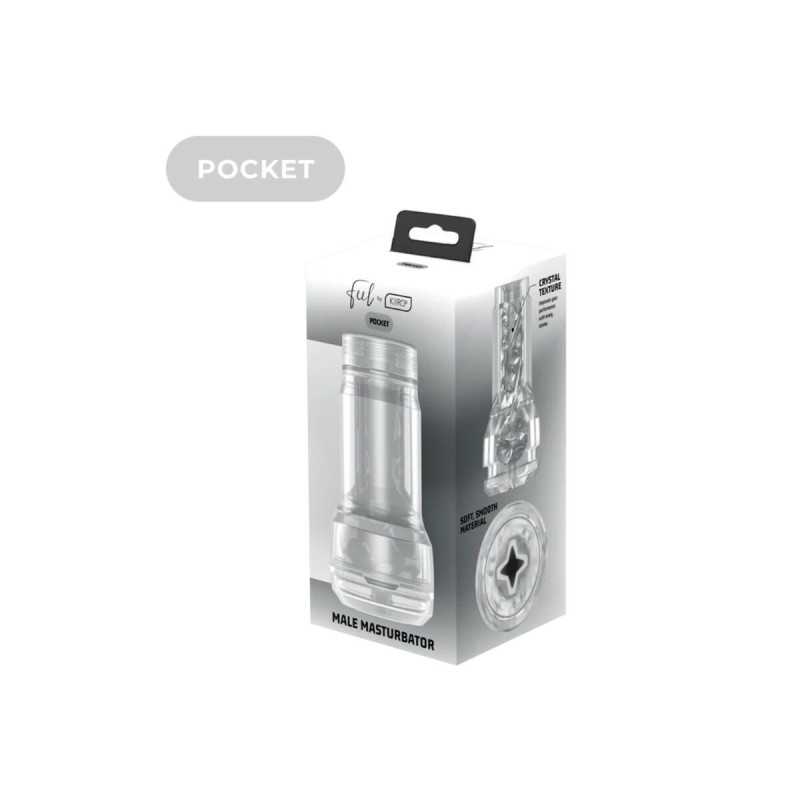 Kiiroo - Feel Pocket Stroker Crystal By Kiiroo Transparente |