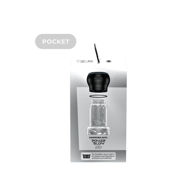 Kiiroo - Fühlen Sie Pocket Stroker + Power Blow Combo | Vybes.it