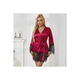 Subblime - 953812 Elegante Camison De Encaje + Tanga Rojo S/M |