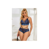 Subblime - 954062 Sujetador + Panties Encaje Azul S/M | Vybes.it