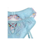 Subblime - 954109 Sujetador + Panties Con Liguero Diseño Floral