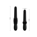 Pretty Love - Pazuzu Vibrador 3 Modos De Empuje Negro | Vybes.it