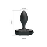 Pretty Love - Vibra Butt Plug Anal 10 Vibraciones Negro | Vybes.it