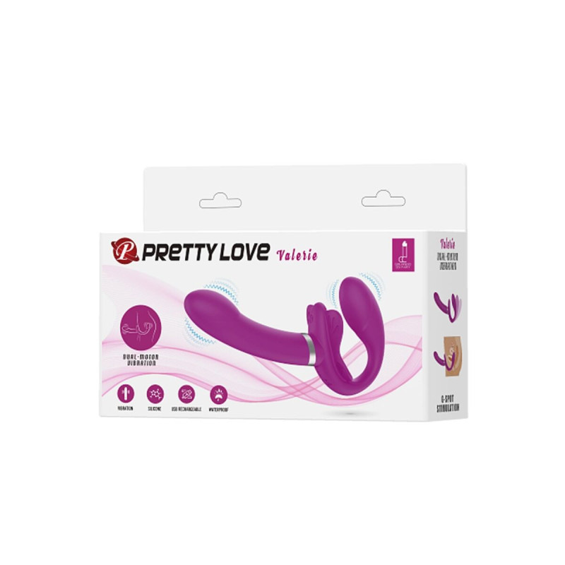 Pretty Love - Valerie Vibrador Doble Strap - On 12 Vibraciones