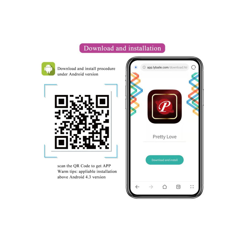 Pretty Love - Franz Masajeador & Vibrador App Gratutita Morado |
