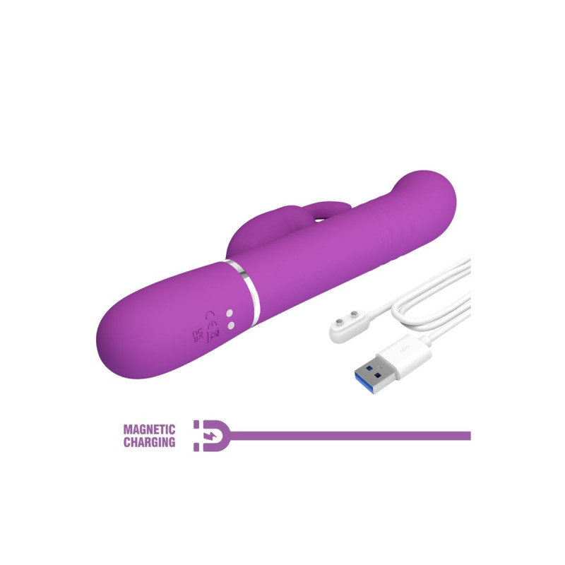 Pretty Love - Coale Vibrador Rabbit Multifunción 4 En 1 Morado |