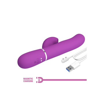 Pretty Love - Perlita Vibrador Rabbit Multifunción 3 En 1 Morado |