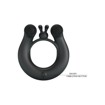 Pretty Love - Dahlia Anillo Vibrador + Estimulador De Clítois 12
