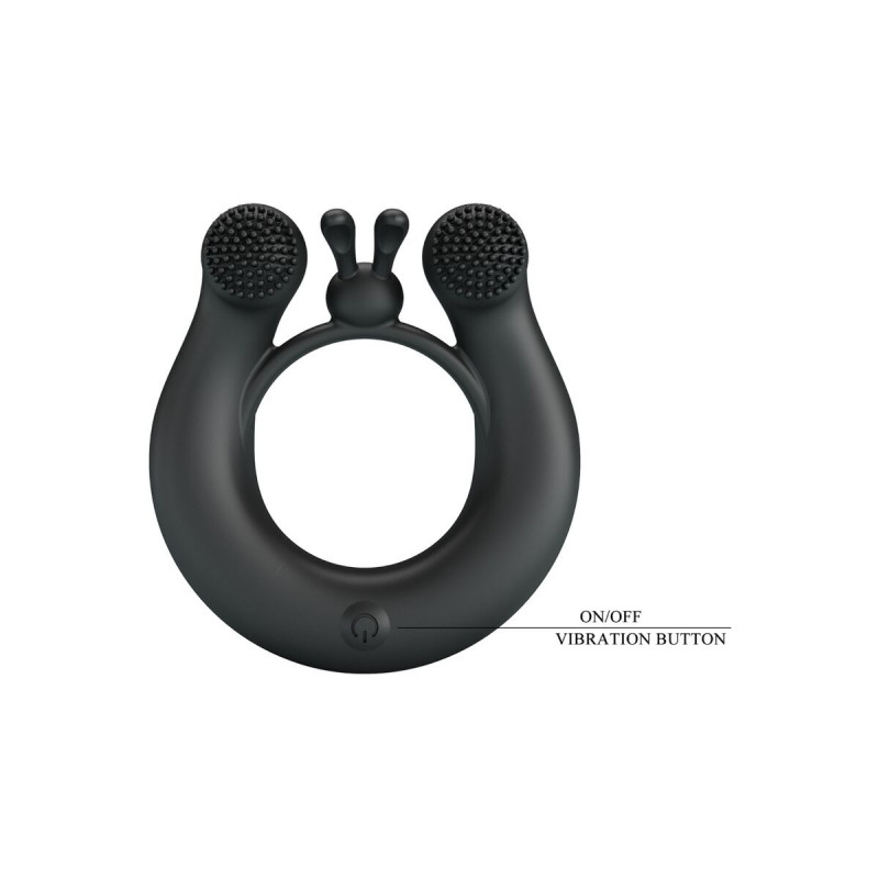 Pretty Love - Dahlia Anillo Vibrador + Estimulador De Clítois 12