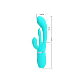 Pretty Love - Shania Triple Vibrador Rabbit Multifunción 3 En 1 |