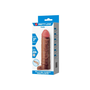 Pretty Love - Kaile Funda Para Pene Con Extensión De 2.5 Cm Mulato
