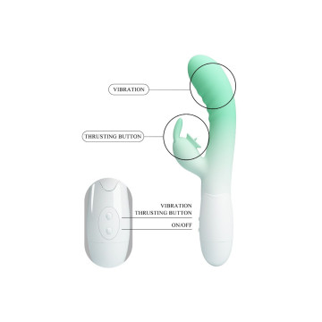 Pretty Love - Cerberus Rabbit Vibrator 3O Vibrationen Grün |