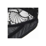 Subblime - 955212 Body Transparente Con Encaje Hueco Negro S/M |