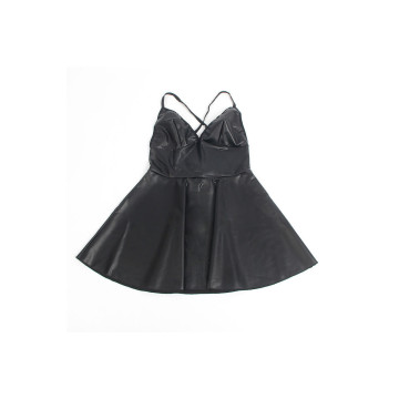 Subblime - 955373 Kleid Mit Schwarzen Lederträgern S/M | Vybes.it