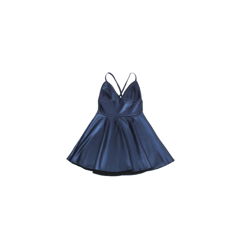 Subblime - 955410 Kleid Mit Blauen Lederträgern S/M | Vybes.it
