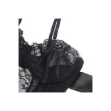 Subblime - 955496 Body De Encaje Con Lazos Y Ligas Negro S/M |