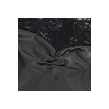 Subblime - 955601 Langärmeliges Kleid Mit Schwarzer Spitze L/Xl |