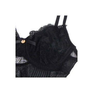 Subblime - 955618 Body De Encaje Con Cierre Inferior Negro S/M |