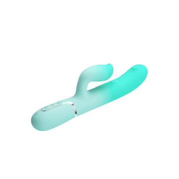 Pretty Love - Gigi Vibrador Rabbit Multifunción Verde Agua |