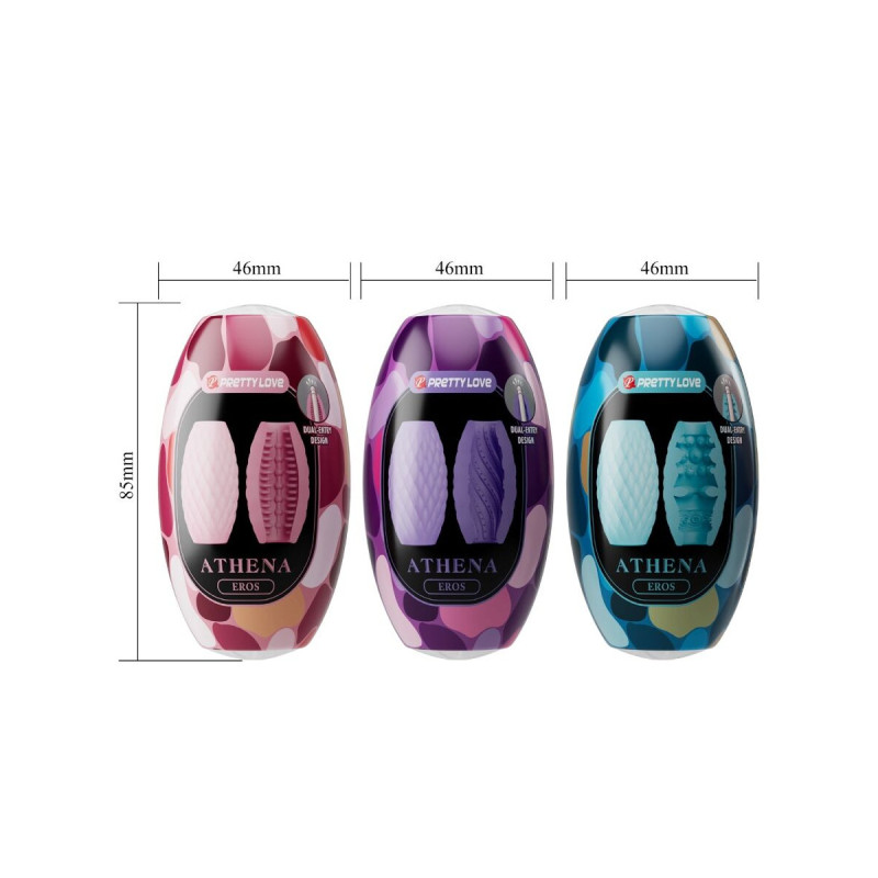 Pretty Love - Athena Eros Pack 15 Masturbadores Masculinos Varios |