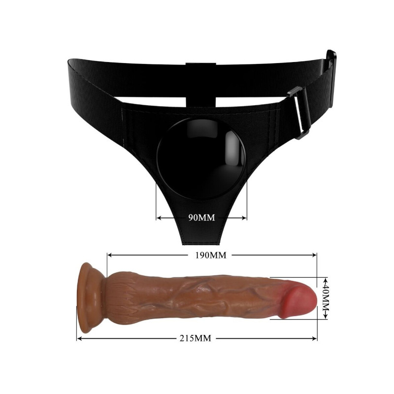 Pretty Love - Kyton Harness Briefs Universal Con Dildo Squirting 19