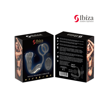 IBIZA - Plug anal rotatif télécommandé WIGGLE avec vibrations périnéa…