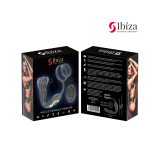 IBIZA - WIGGLE REMOTE CONTROLLED ROTATING ANAL PLUG WITH PERINEAL VIB…