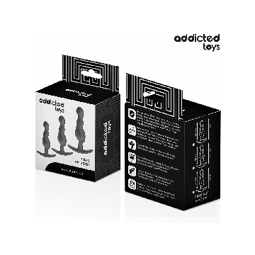Addicted Toys - Lot De 3 Plug Anal Modèle 1 | Vybes.it
